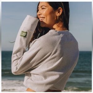 Daily Drills white Ribbed Top